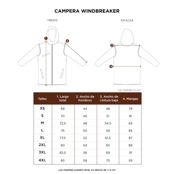 Campera Windbreaker Cardon - Imagen 9